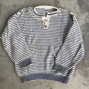 John P. Knitworks Greece striped knit sweater